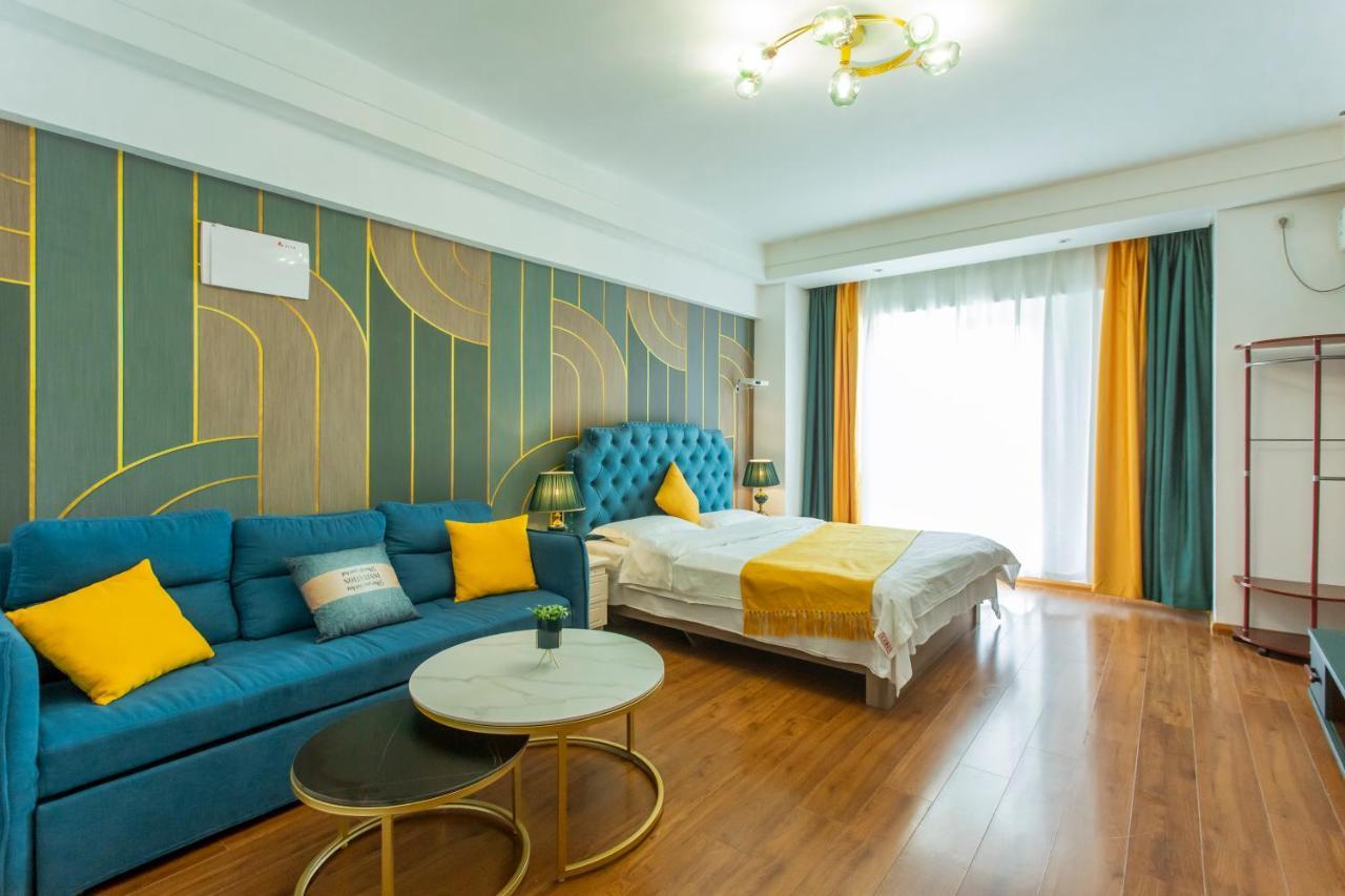 Dalian Hong XI Yuan Apartment Wanda Plaza Eksteriør bilde
